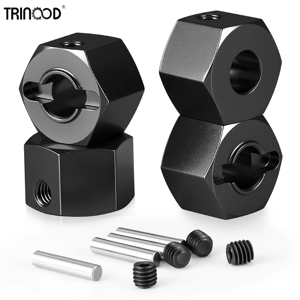 TRINOOD 9mm Aluminum Alloy Wheel Hex Adapte for 1/10 T-raxxas slash 2wd Short Course Truck RC Car Upgrades Parts