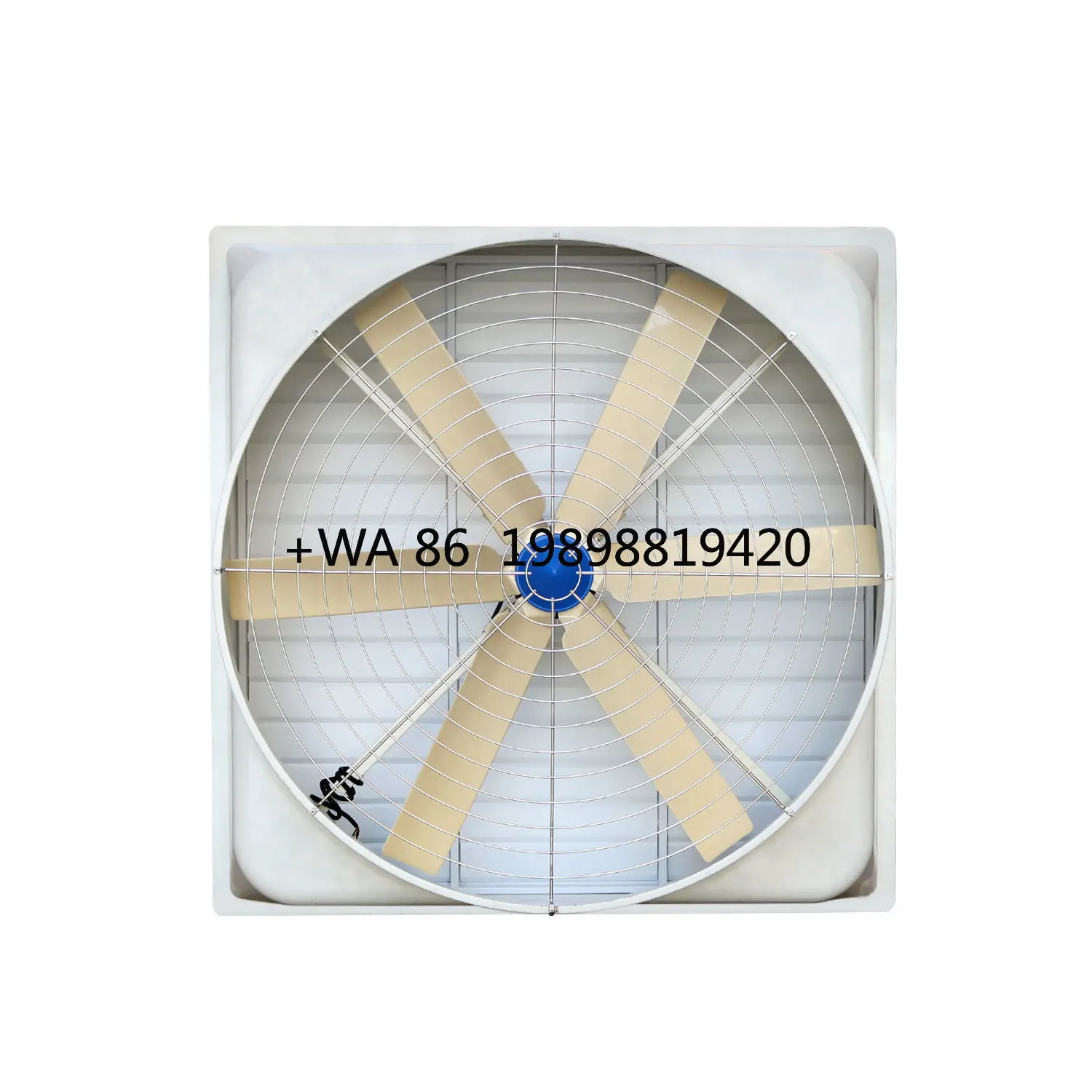 

С автоматическими жалюзи Metal Frp Вытяжка воздуха высокого стандарта для мастерской Промышленный вытяжной вентилятор Осевой вентилятор Вентиляция