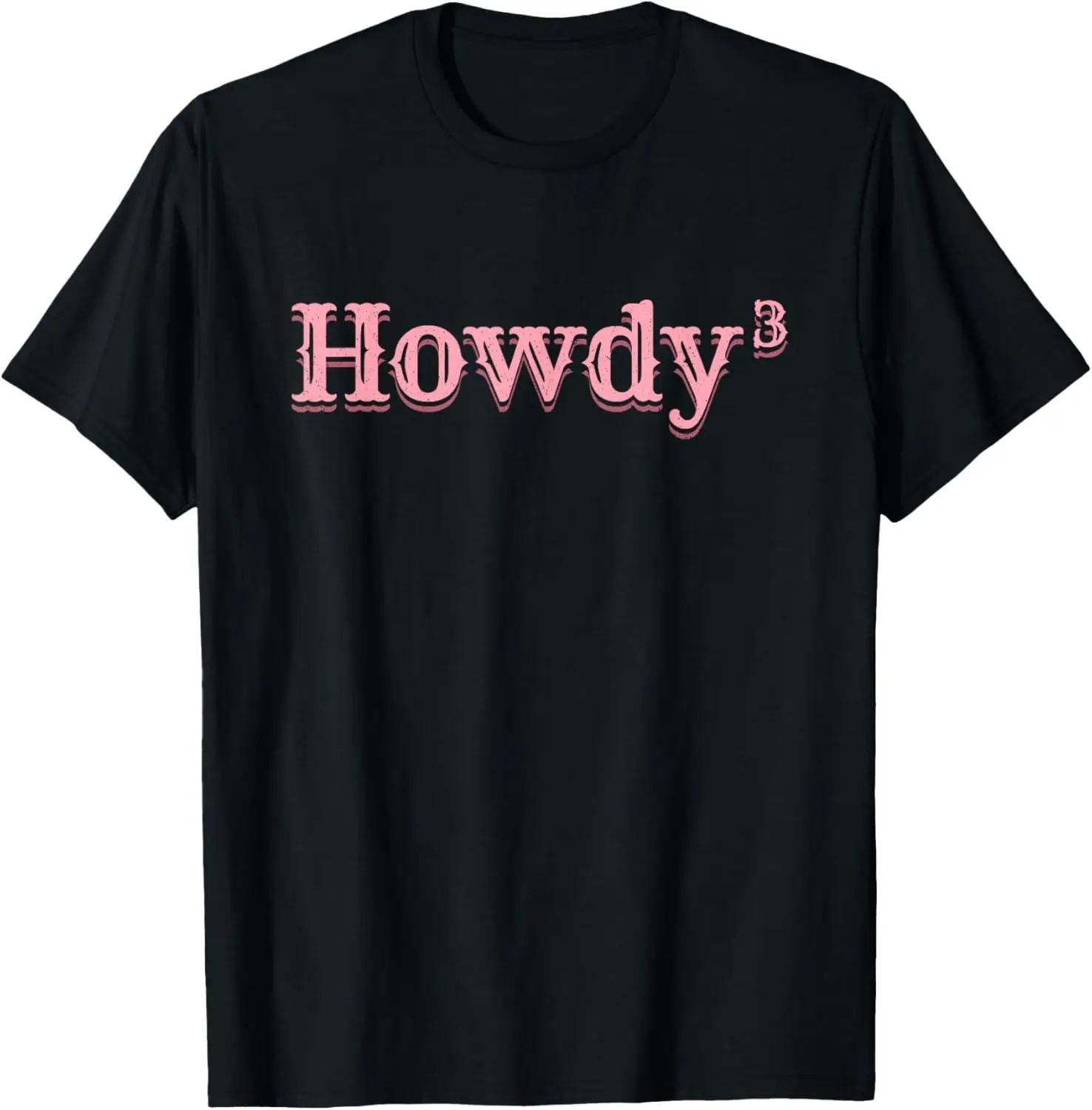 Howdy Cubed – Vintage Country Western Math Funny Cowgirl T-Shirt