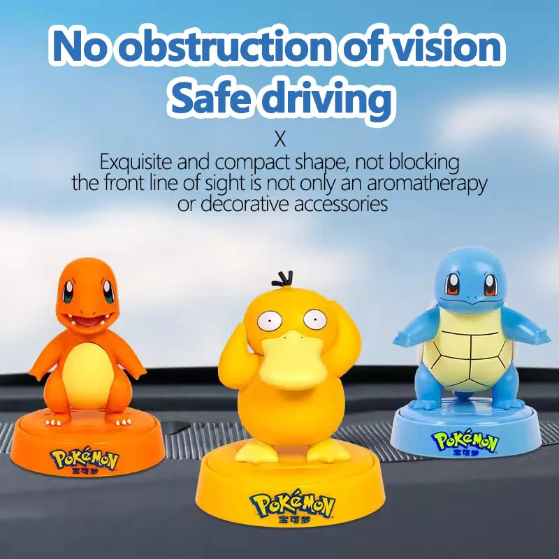 pokemon-acao-anime-figuras-pikachu-brinquedos-modelo-charmander-psyduck-squirtle-carro-ambientadores-acessorio-fragrancia-clipe-perfume