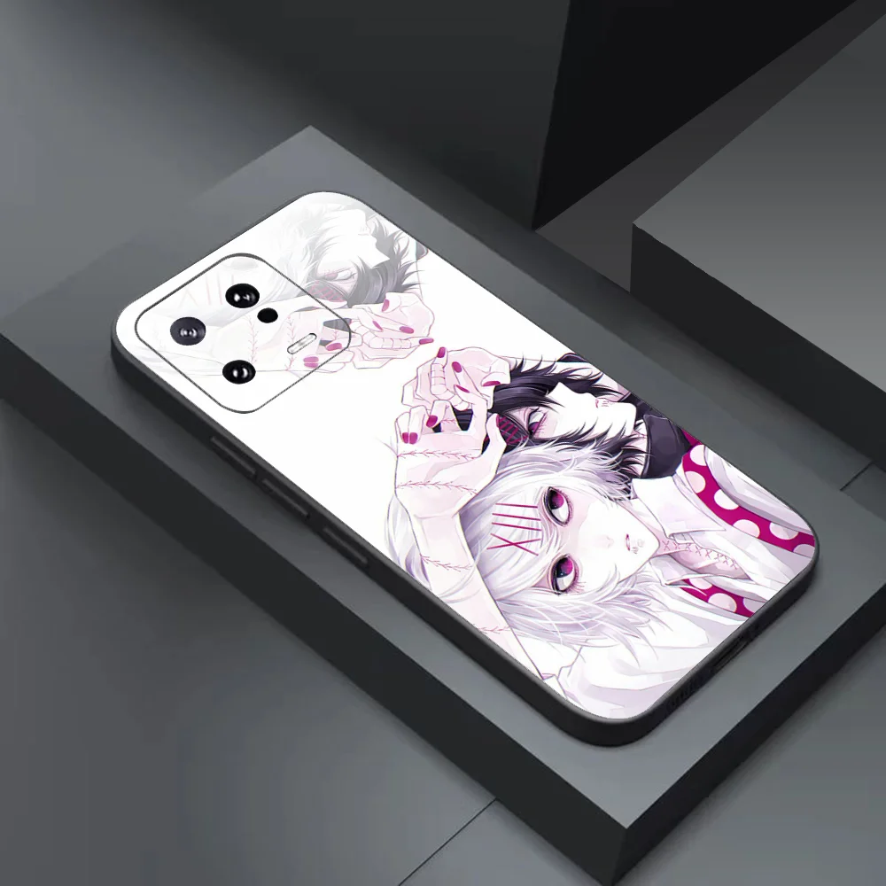 Anime JUUZOU SUZUYA Tokyo Ghouls Phone Case For Xiaomi 11 Redmi Note 11 5G 8T 9A 9 10T Note8Pro Note9 12SUltra Black Case