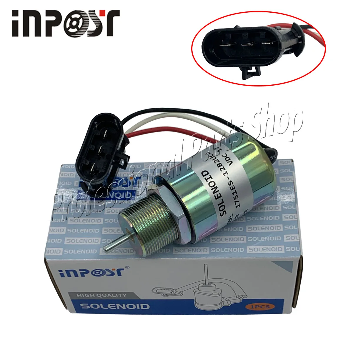 

1751ES-12B2UC4 12V Fuel Shut off Solenoid For Mitsubishi L3E L3E2 L3A L3C Engine