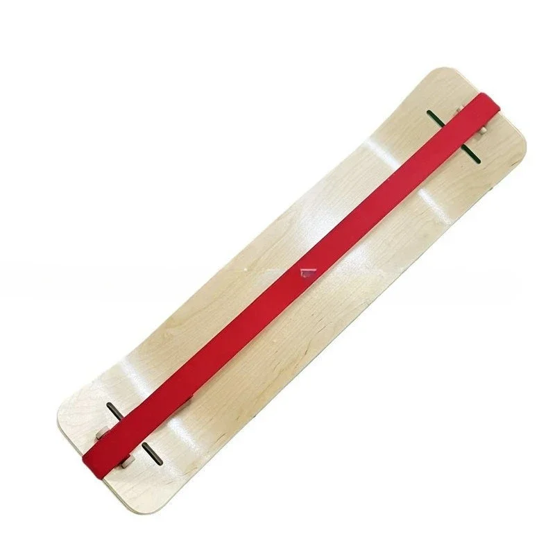 Pilates Balance Board, Double Curved Board, Woo-den Yoga Board, Skiing Yoga Trai-ning Balance Board