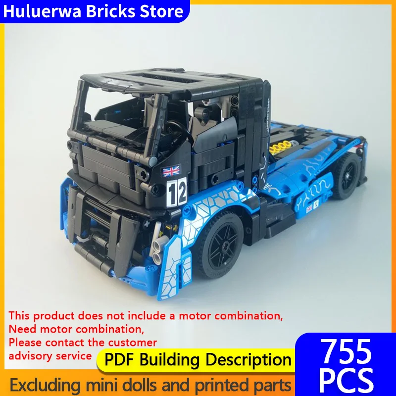 

City Car Model MOC Building Bricks Iron Knight Tractor Truck Modular Technology Gifts Holiday Assemble Children Toys Suit
