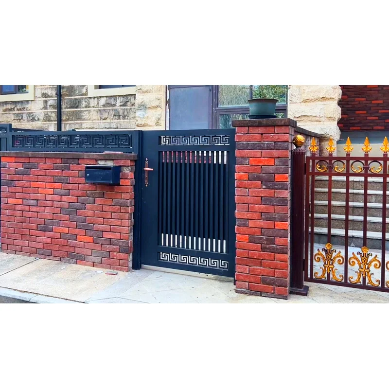 custom.Safe and Easy-to-Maintain New Garden Entry Aluminum Remote Controlled Quick Install Fence