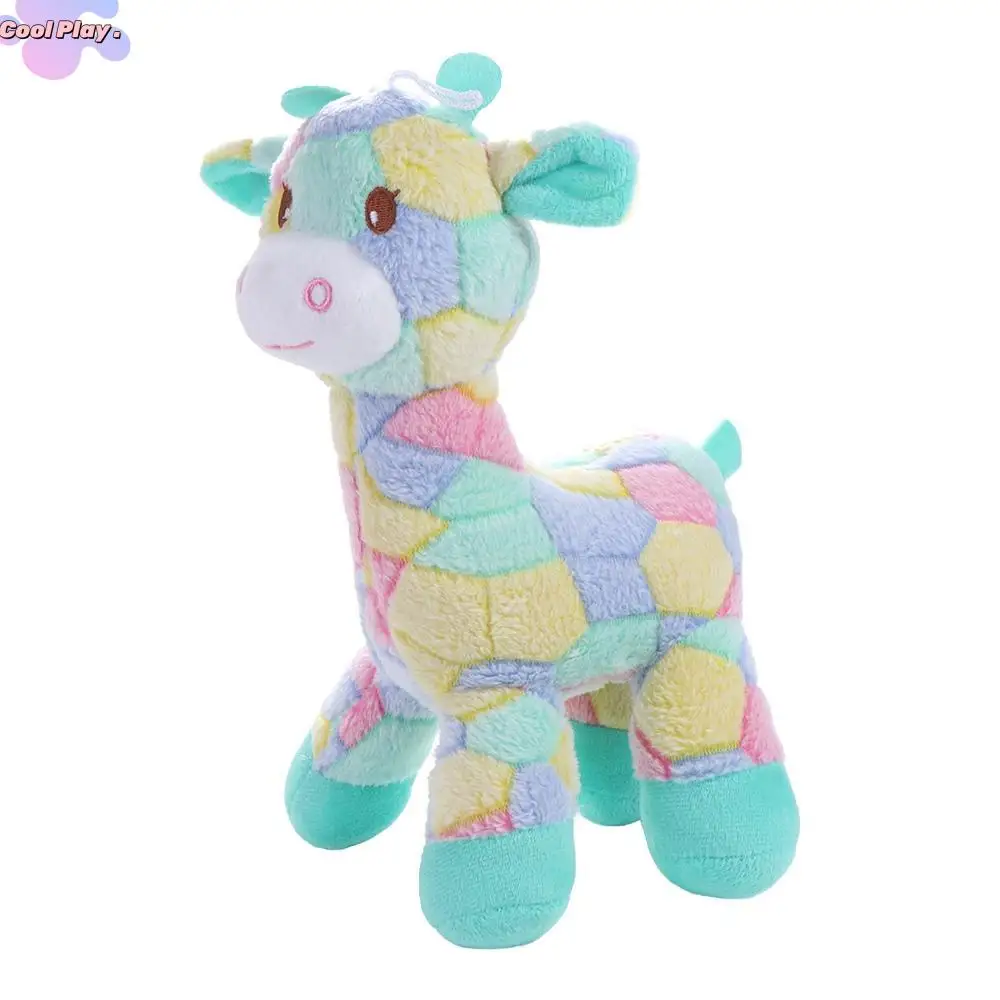 

Bed Sofa Decor Soft Pillow Plush Pillow Home Decor Pillow Dolls Fawn Plush Toy Stuffed Toys Rainbow Giraffe Plush Giraffe Doll