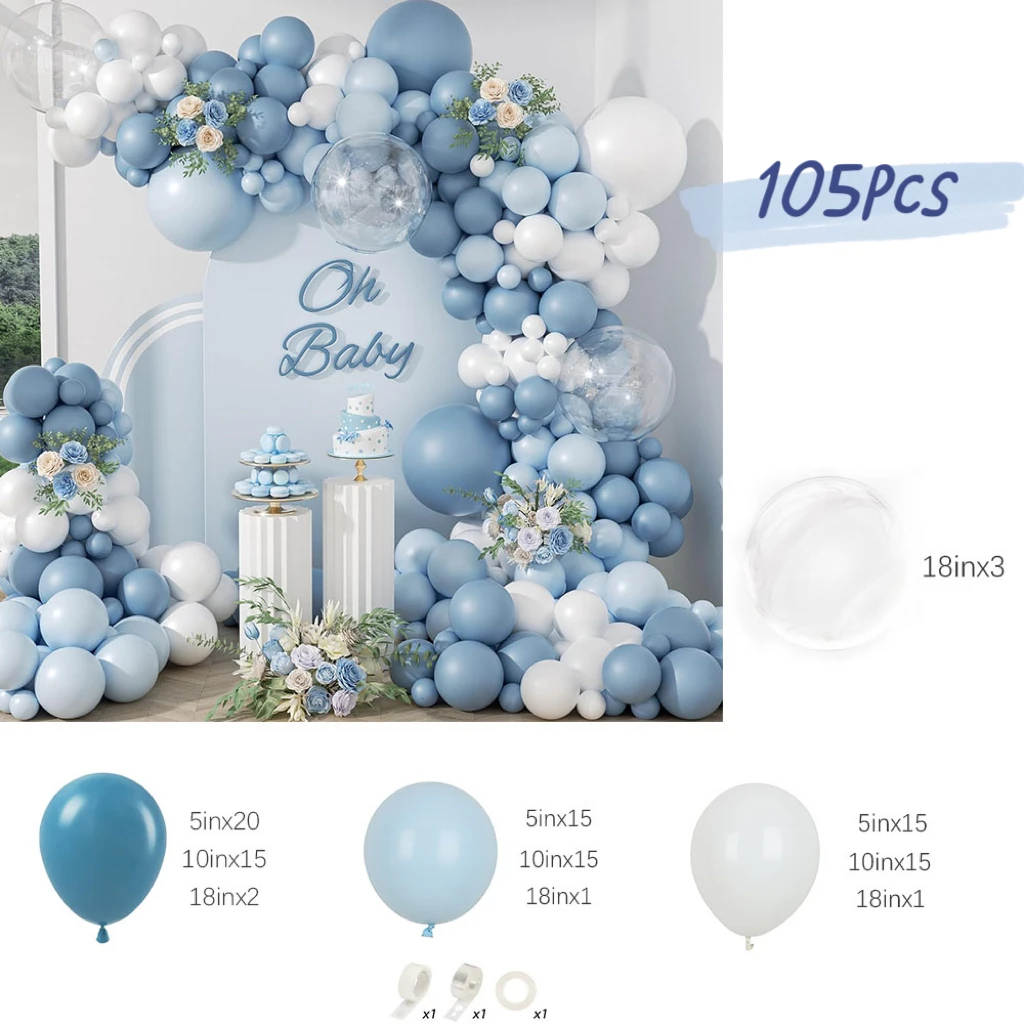 Kit Arco di Palloncini Blu Pol - Balloon Arch Kit recensione e prezzo