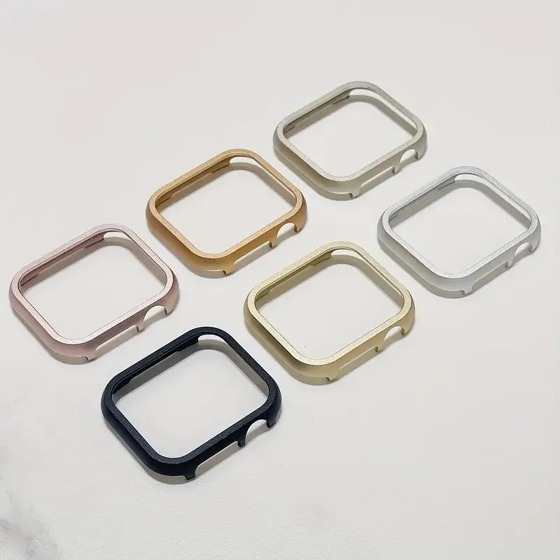 Metal Cover For Apple Watch Case 44mm 45mm 49mm 41mm 42mm aluminium alloy Protector Bumper For iWatch Series Ultra 9 8 7 SE 6  3