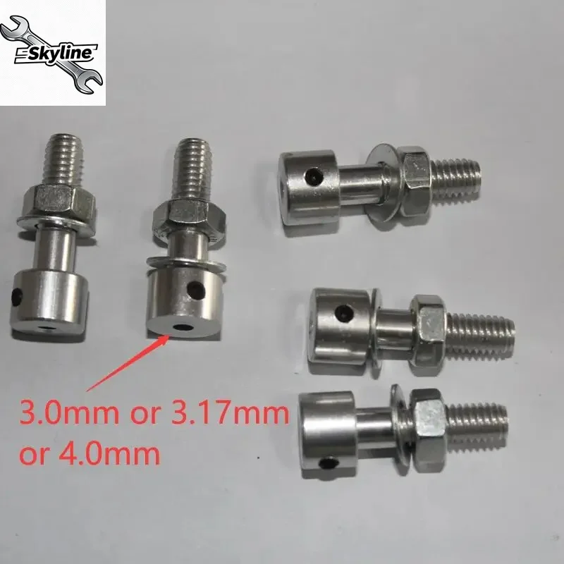 5pcs RC Plane Airplane Spinner Propeller Shaft Motor Propeller Adapter 3.0 or 3.17  4.0mm use Spinner and Propeller Models Part