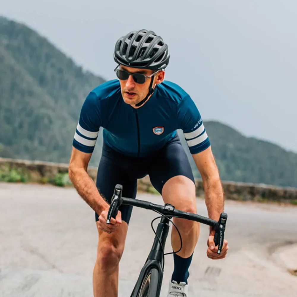 Cafe Du Cycliste Men Short Sleeve Jersey Team Summer Cycling Shirts Breathable Outdoor Sports Cycles Quick Dry Ciclismo Maillot