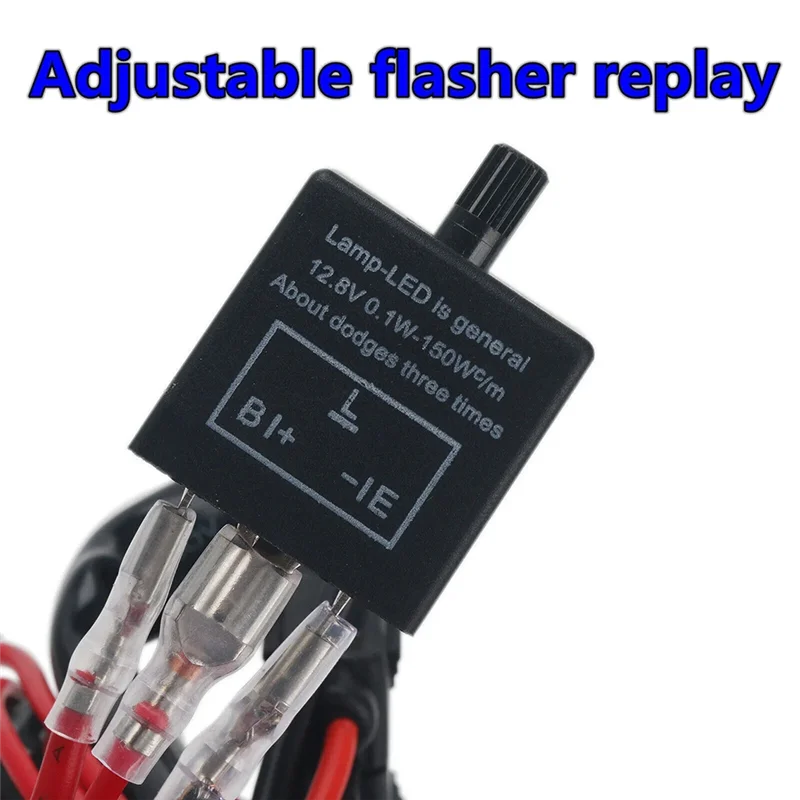 

Practical Motorcycle Universal Rocker Switch Turn Signal Kit Horn Flasher Relay Kit For SXS UTV ATV Dirt Bike Polaris Kawasaki
