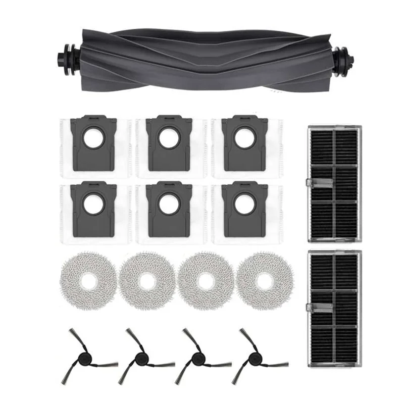 A97G ل Dreame X40 الترا جهاز آلي لتنظيف الأتربة الأسطوانة الجانب فرشاة فلتر HEPA ممسحة وسادة كيس لجميع الغبار الملحقات المكنسة الأساسية
