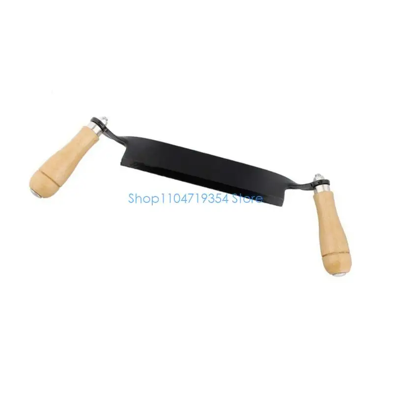 0XLD Multipurpose Wooden Handle Iron Scraping 8 Inch Edged For Crafting Workshop Use