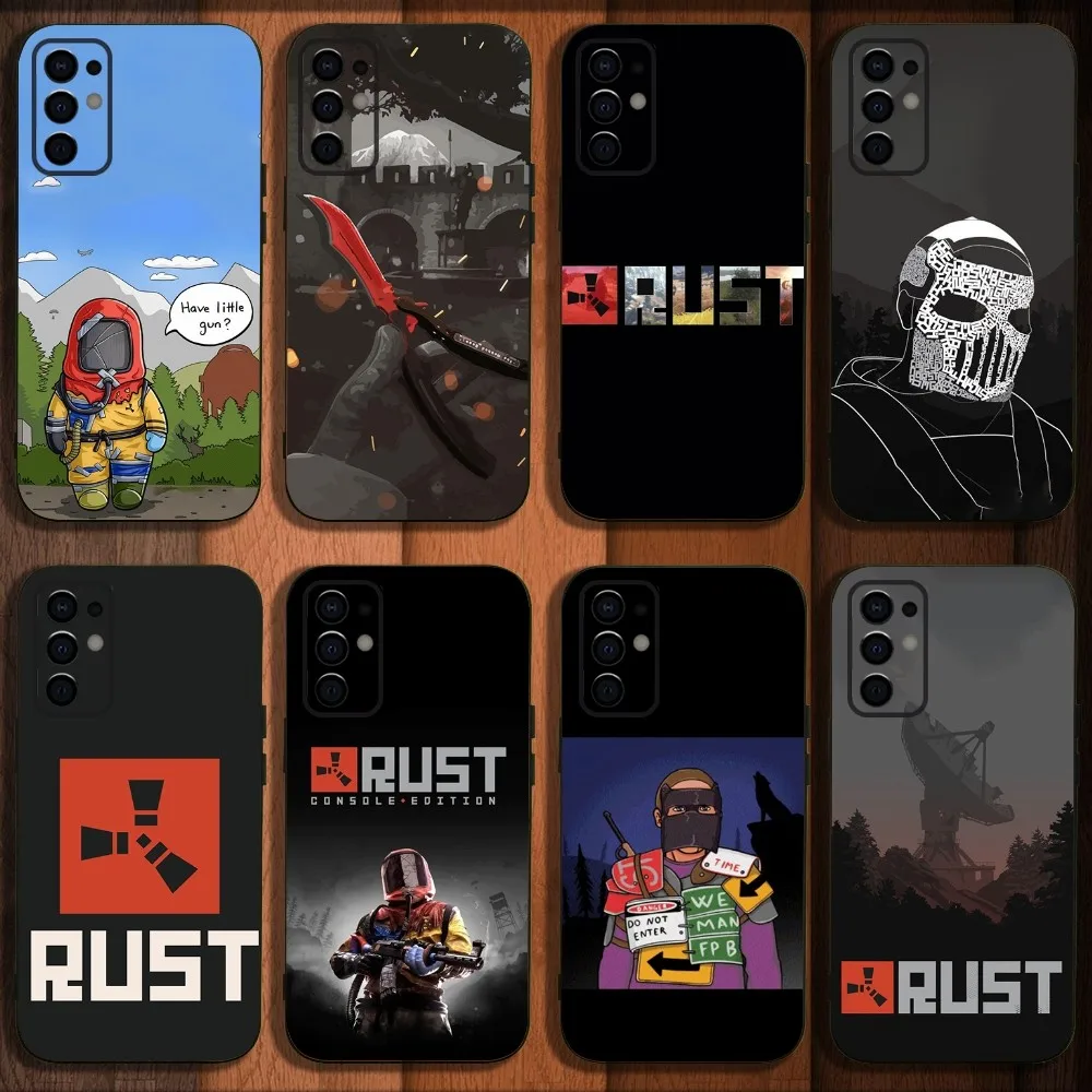 R-Rust-S Game Phone Case For Samsung S24,S21,S22,S23,S30,Ultra,S20,Plus,Fe,Lite,Note,10,9,5G Black Soft Cover