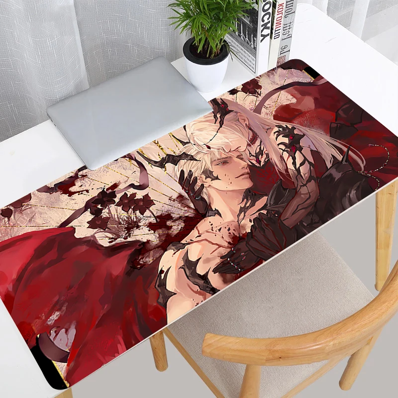 Mouse Pad PC Anime Girl Black Dragon Mousepad Love And Deepspace Sylus Keyboard Pad Laptop Gaming Accessories HD Print Desk Mat