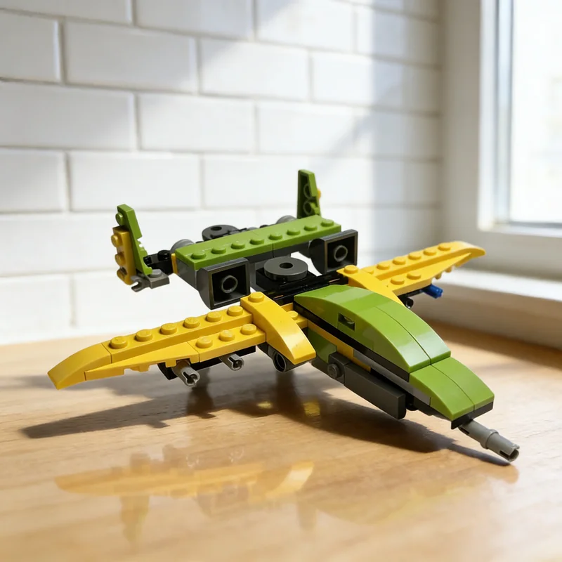 106pcs MOC A-10 Thunderbolt ''Warthog'' Creator Creator 3-in-1 Model Building Blocks Christmas Gift Toy 3D Education Assemble