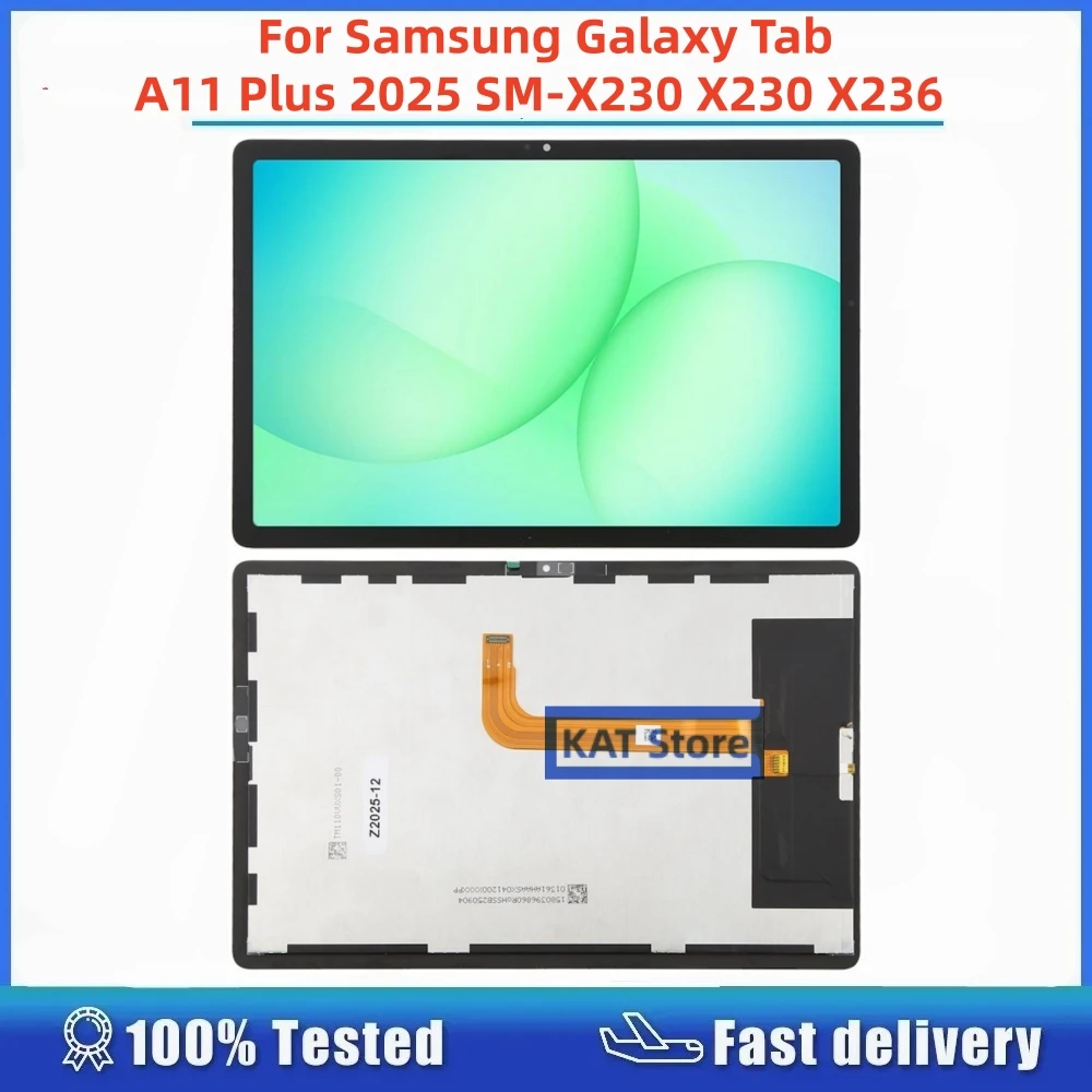 Pantalla LCD Táctil Digitalizadora de Repuesto Completa Compatible con Samsung Galaxy Tab A11 Plus 2025 SM-X230 X230 X236
