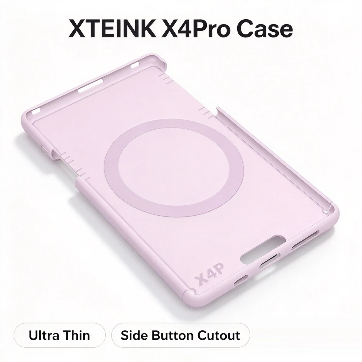 For XTEINK X4Pro E‑Reader 3D‑Printed Ultra‑Slim Magnetic Protective Case Lightweight Shell Cover Precise Cutouts Shock‑Proof