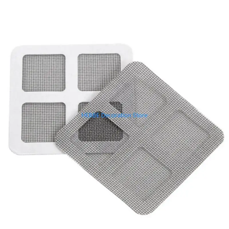 B0KC Anti Insect Fly Mesh Patches Adhesive Net Repair Tape Window Screen Repair