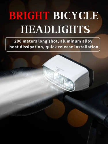 Imagen 2 del producto OFFBONDAGE luz delantera de la bicicleta 1000LM faro de bicicleta linterna impermeable USB TYPE-C carga MTB accesorios de lámpara de Ciclismo de Carretera