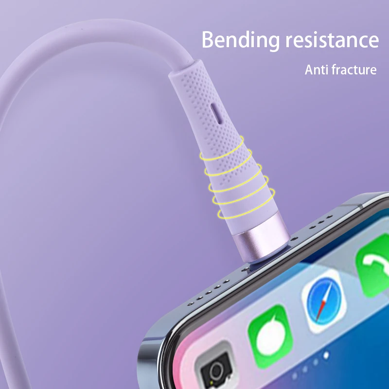 Liquid Silicone Type C to Type C Cable For iPhone 15Plus 100W CC Fast Charging Charger USB C Display Cable For Xiaomi  Data Line