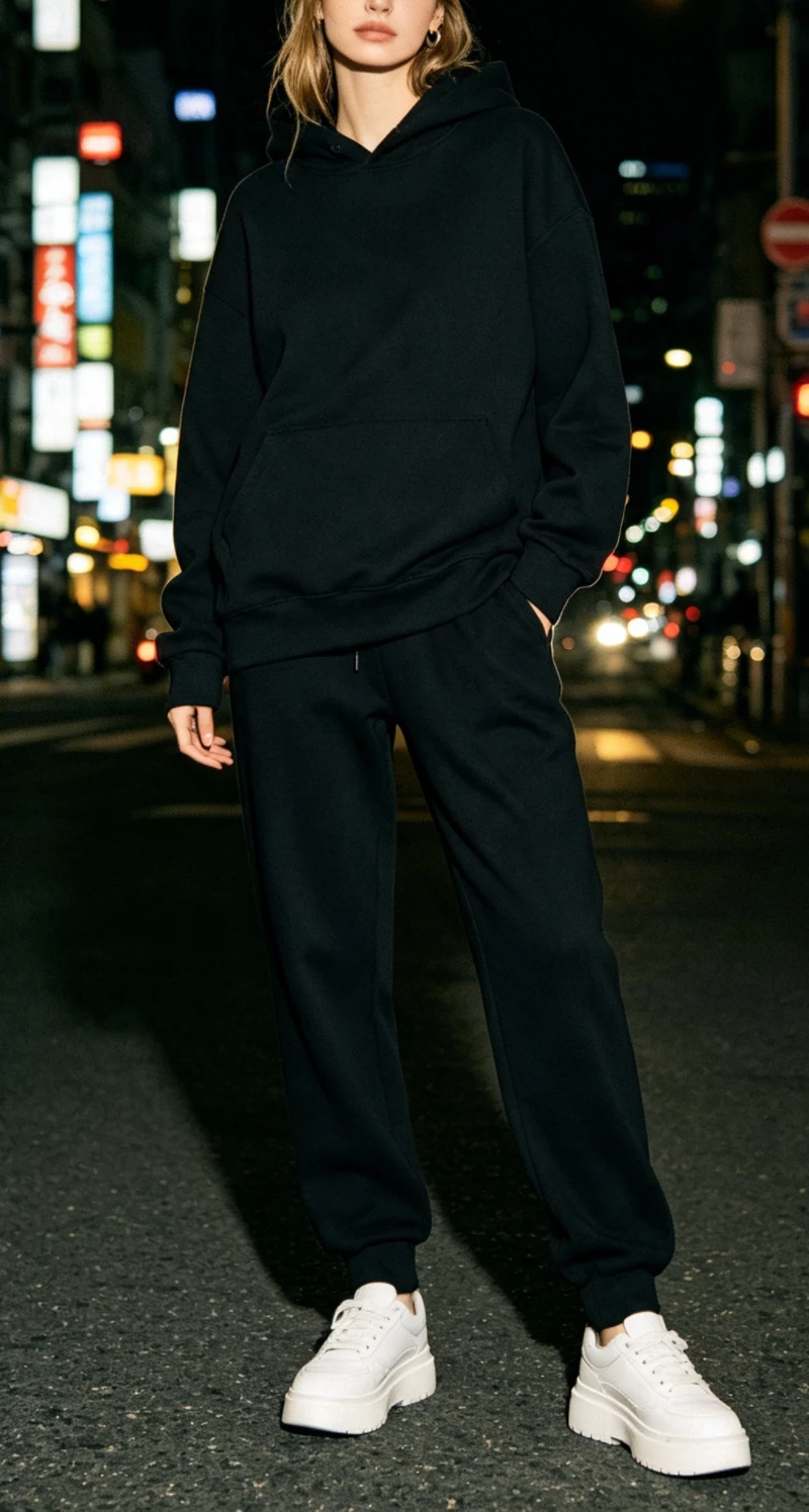 Men Women Unisex Plain Hooded Sweatshirt Drawstring Long Sleeve Casual Basic Hoodie Tops