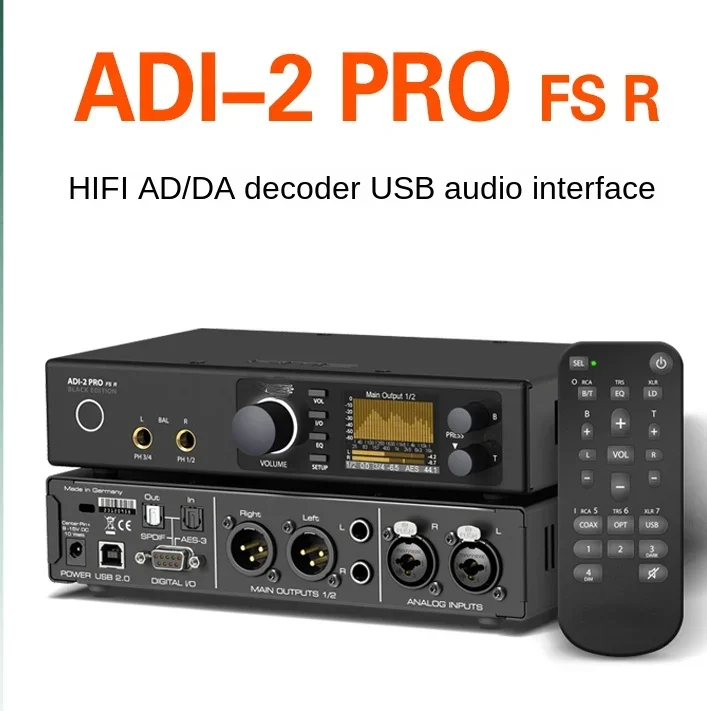 하이파이 비디오 디코더, RME ADI-2 DAC FS Pro FS R Be Femtosecond Clock, Ad/DA 변환