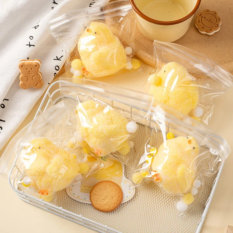 Niedliches handgefertigtes gelbes Küken, Anti-Stress-Squishy-Spielzeug, ultraweiches Dekompressions-Pinch-Zappelspielzeug für Erwachsene und Kinder, Festival-Geschenke