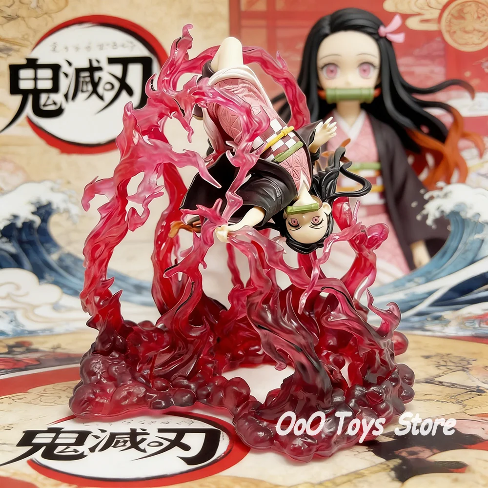 Figura de Anime Demon Slayer de 18 cm, Kamado Nezuko, Figuras de Acción de PVC, Modelo Coleccionable, Juguetes para Niños, Regalos