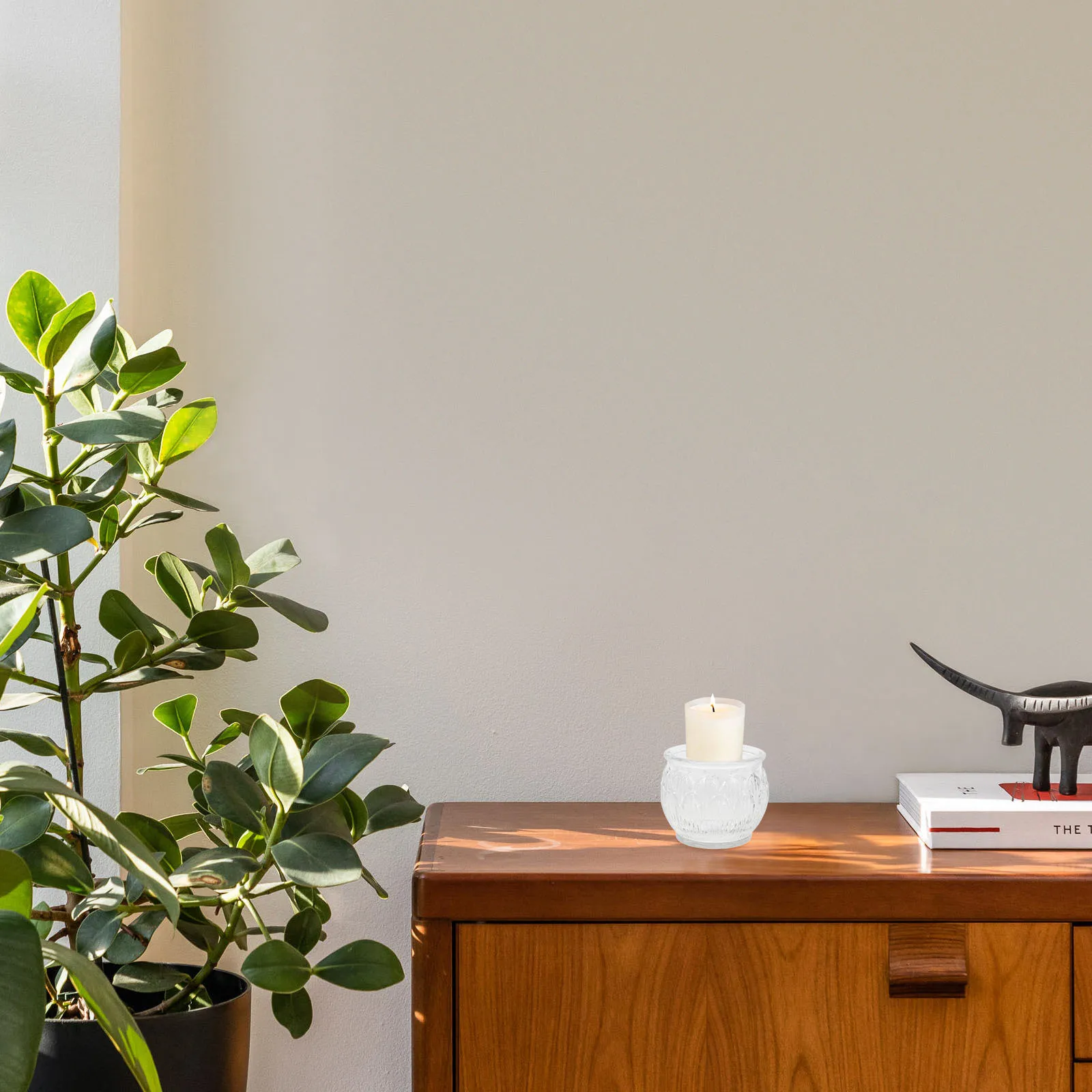 

6Pcs Glass Votive Holder Romantic Tealight Cup Heat Resistant Oil Lamp Cover Table Centerpiece Home Decor