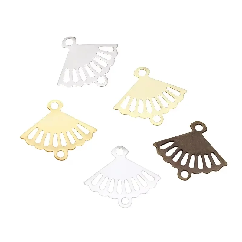 

BoYuTe (500 шт./Лот) металлический латунный штамп 10*12 мм, секционный разъем, Подвески, DIY ювелирные аксессуары