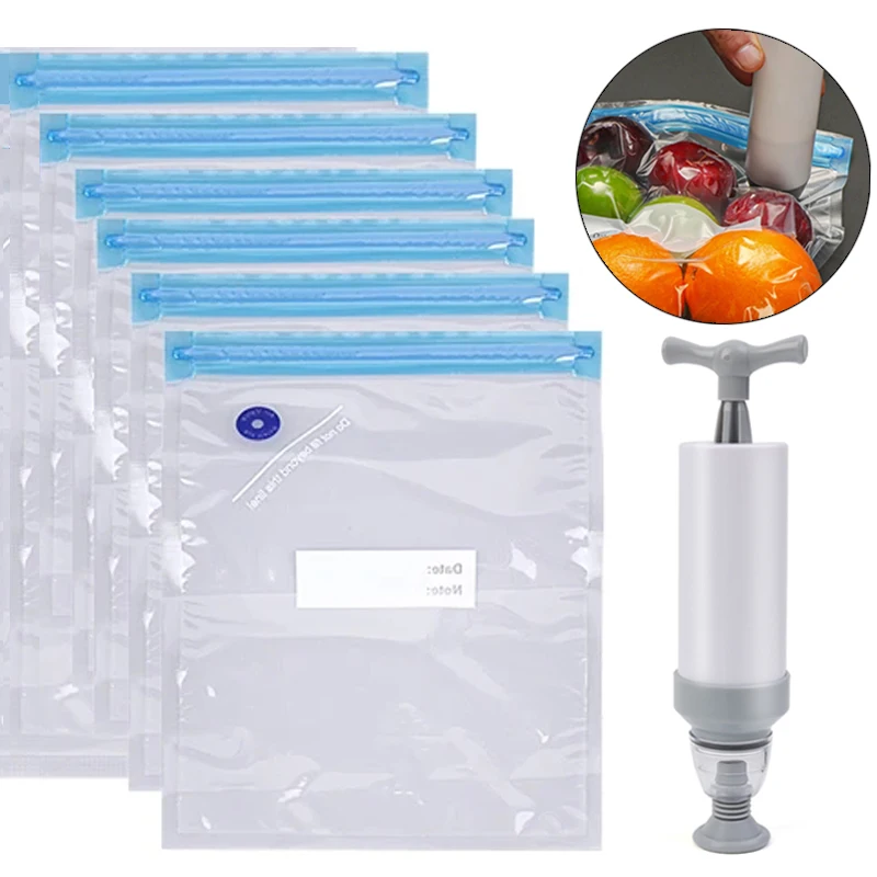 Vacuum Bag Clothes Reusable Food Sealer Bags Vacuum Storage Bag Folding Compressed Organizer Travel Space Saving Sealing Packet