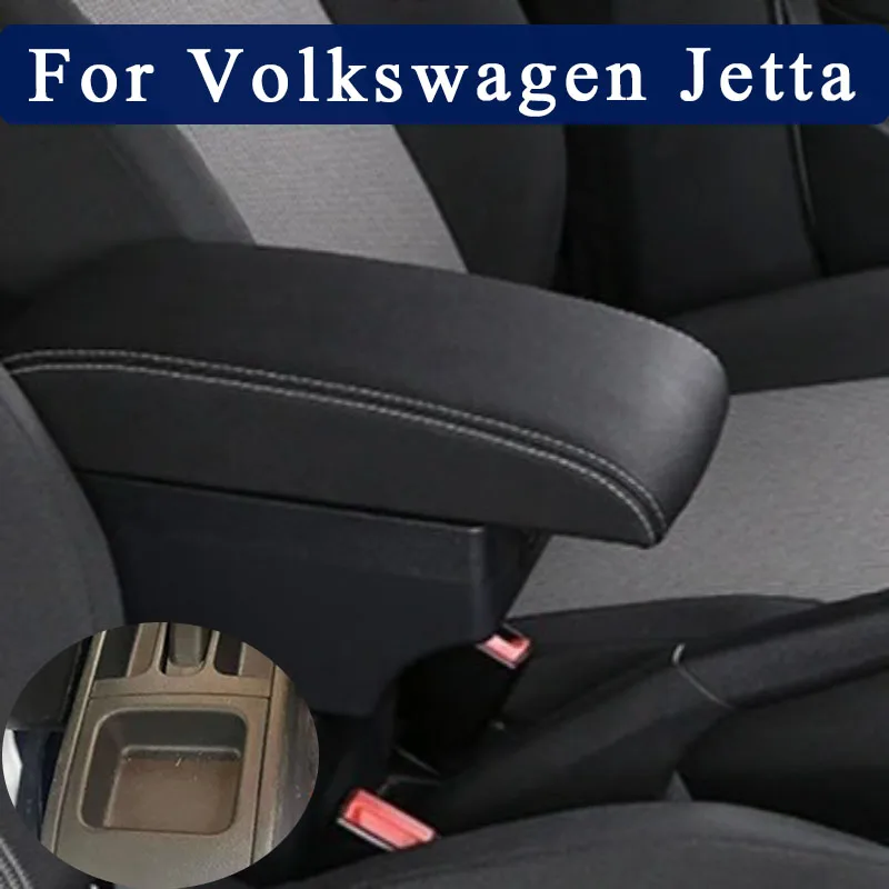 

For Volkswagen Jetta armrest box car armrest center console storage box auto parts interior modification details