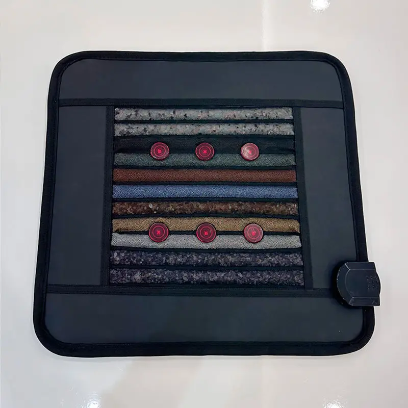 Coussin de chaise en cristal thermique à infrarouge lointain, chauffage de soins de santé, thérapie PEMF, pour assis