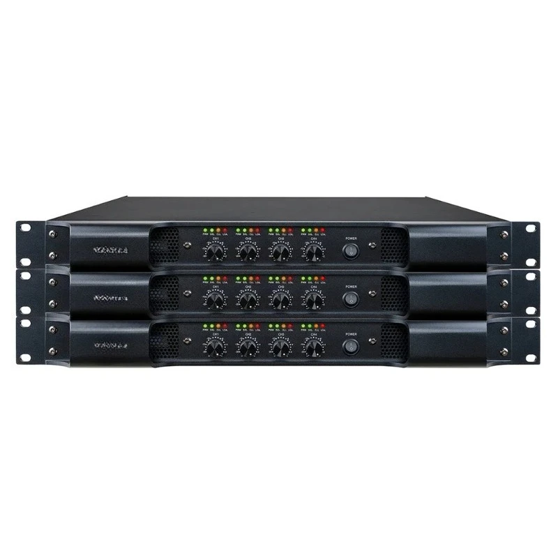 Pro‑CD4000 Professional Digital Power Amplifier, 4‑CH Class‑D 1200W*4 @4Ω Audio Amplification Device