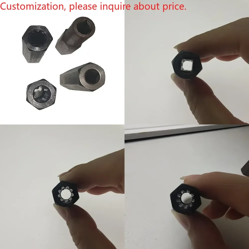 1PC Drive shaft,Mower gear box bearing joint,Grass cutter/Trimmer fittings,Lawn mower Connector/Weeding wheel joint