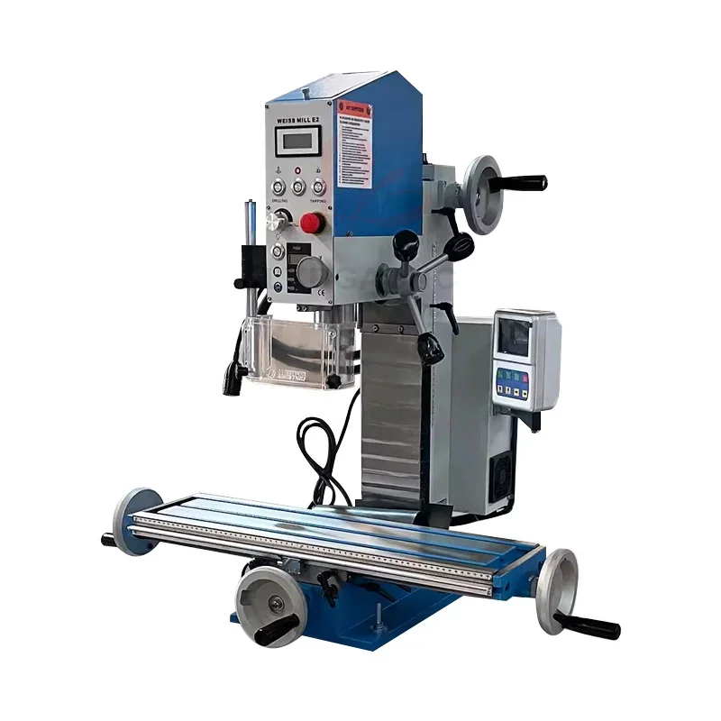 Drilling and Milling Machine Multi-Functional Three-Axis Digital Display Travelling Direct-Driven Spindle Mute and High Torque