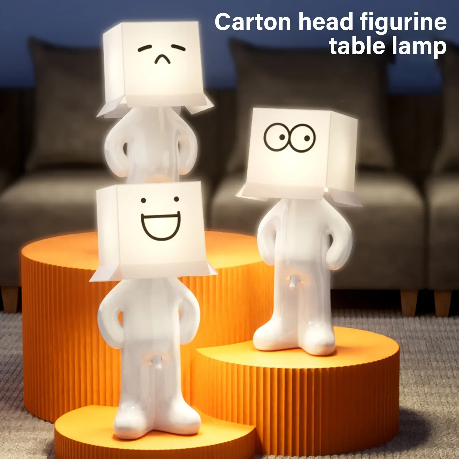 Table Lamp USB Plug Claeted Naughty Boy Creative Unique LED Pleats Reading Lighting Bedroom Bedside Night Light Children's Gift