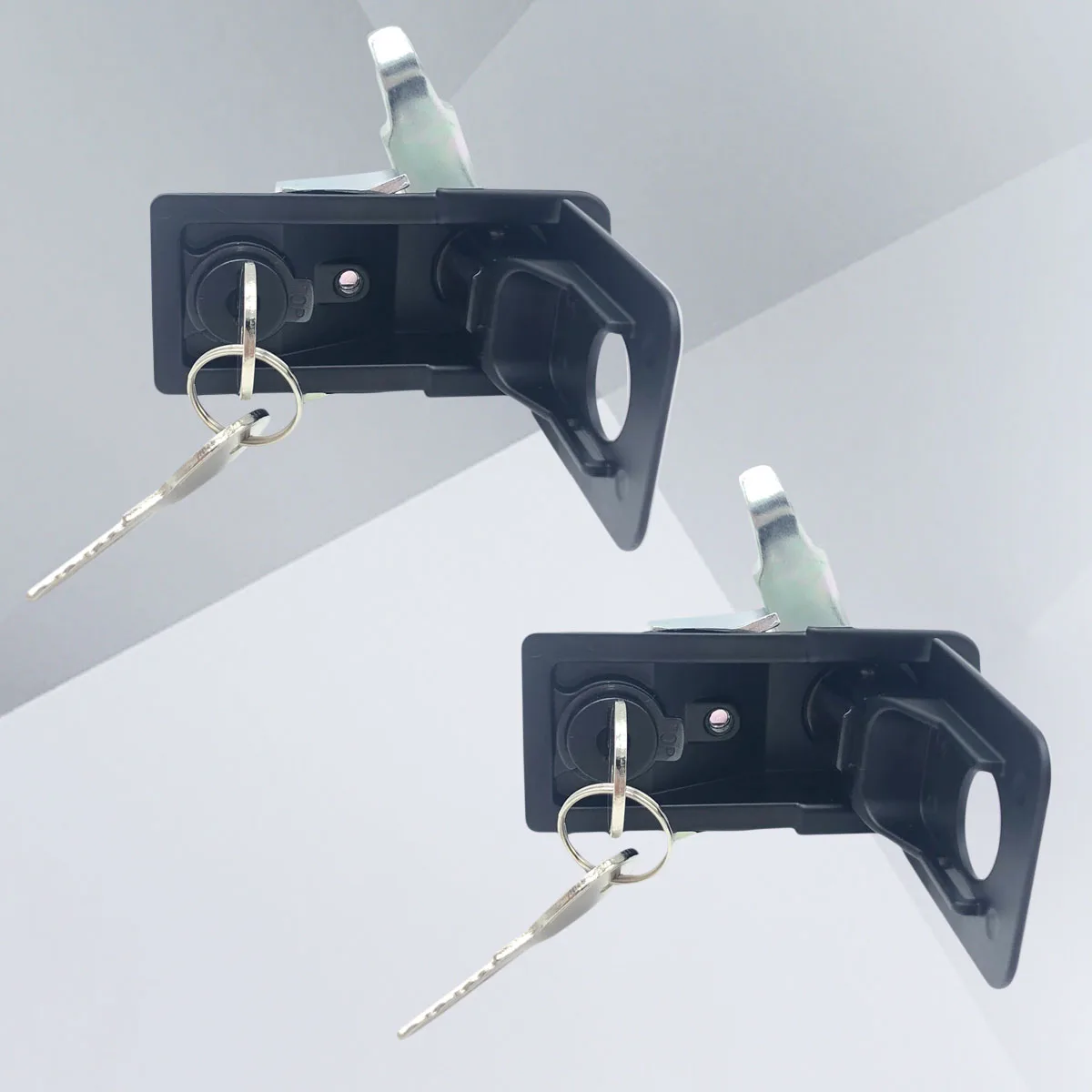 

2 pcs Tool Box Lock Heavy Duty PaddleLatch Steel Zinc Alloy AntiTheft Trailer RV Accessories HookLocks WeatherResistant