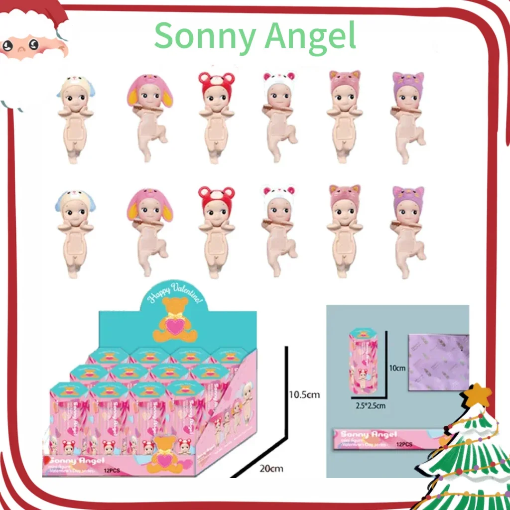 

MINISO Blind Box Sonny Angel kinds Series Anime Angel Doll Toy Mystery Box Figurine Model Ornament Cute Car AccessoriesChristmas