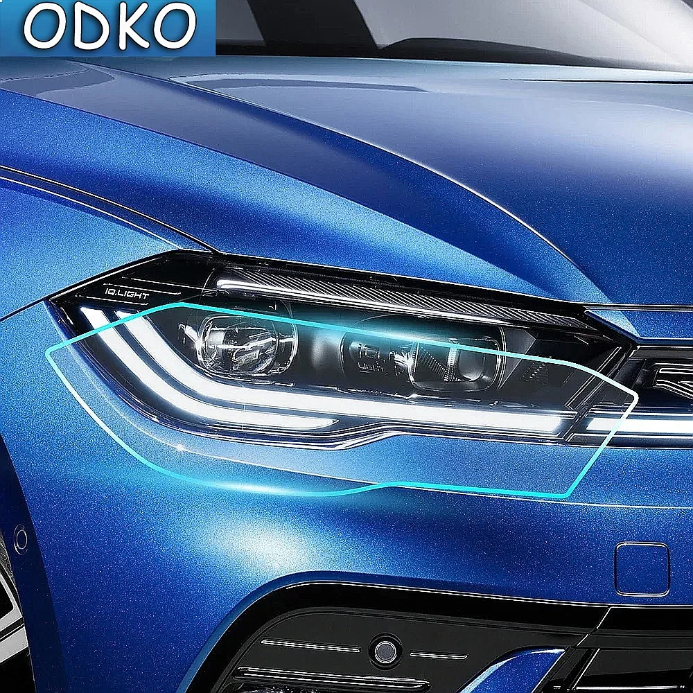 Paint Protection Film for Volkswagen VW Polo R Line 2021-2023 Precut Transparent PPF TPU 8.5mil Headlight Rearview Film