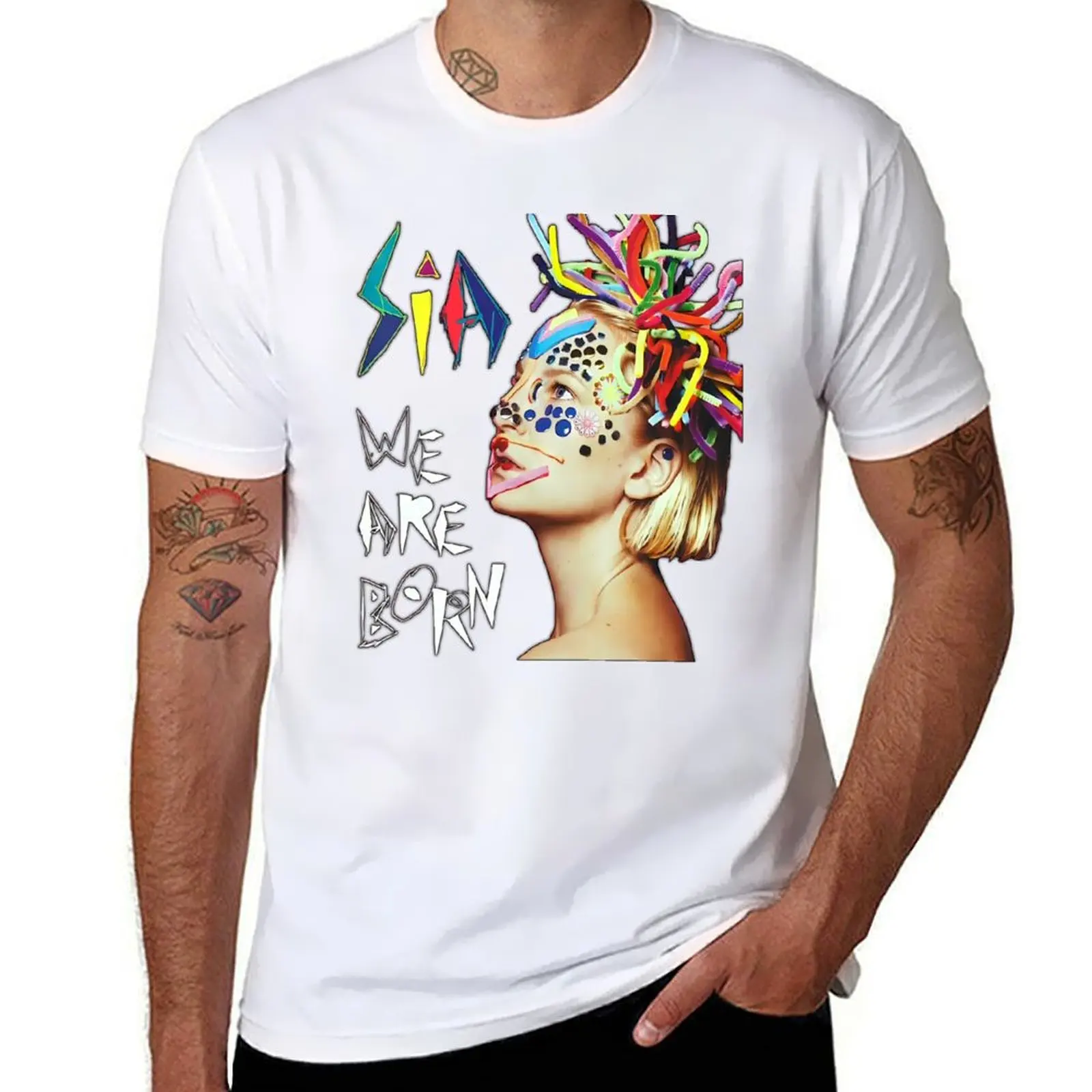 

Sia Furler T-Shirt cotton t shirt man t shirt men 100% cotton luxury brand T-Shirt