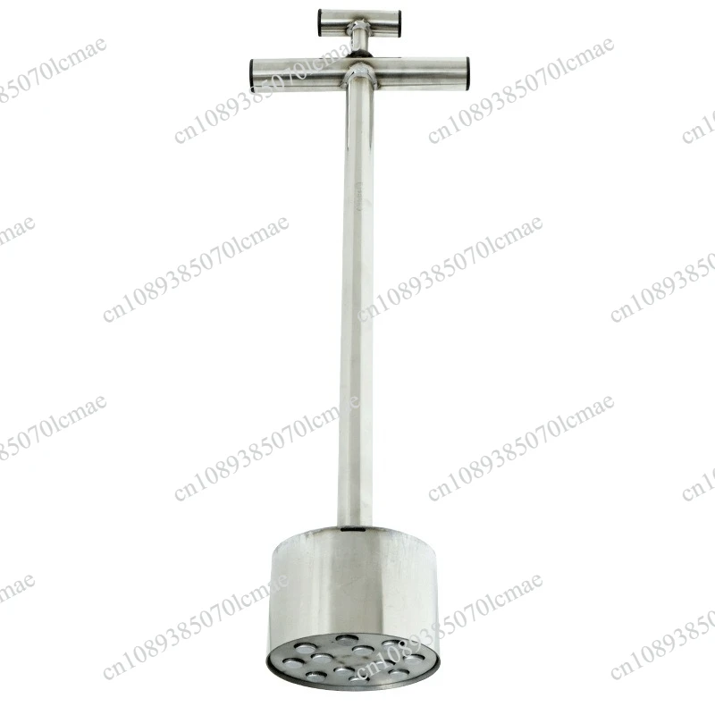 cow-dung-honeycomb-coal-ash-mold-double-handle-briquetting-device-stainless-steel-bracket-briquetting-tool