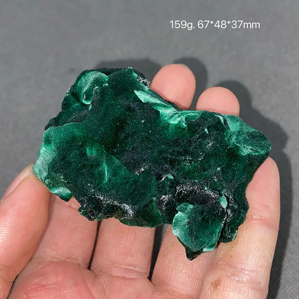 100% natural malachite (light irradiation shows aperture) original stone mineral specimen healing crystal.