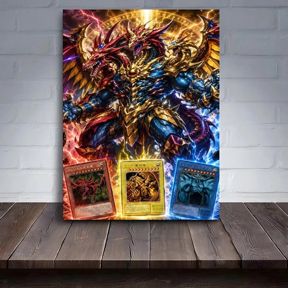 Yu-Gi-Oh! Deagon Card Poster PC Hot Poster Art HD Canvas AAA Advanced Aesthetic Printing Paper Wall Art For Living Room Home Dec