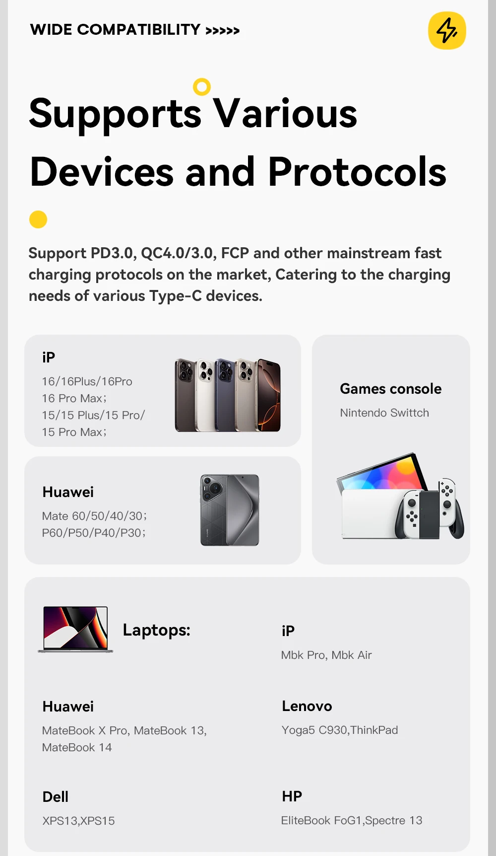Essager 2 in 1 60W USB-C to Type-C Lanyard Data Cable 3A PD Fast Charging For iPhone 16 15 Samsung Huawei Laptops Anti-lost Rope