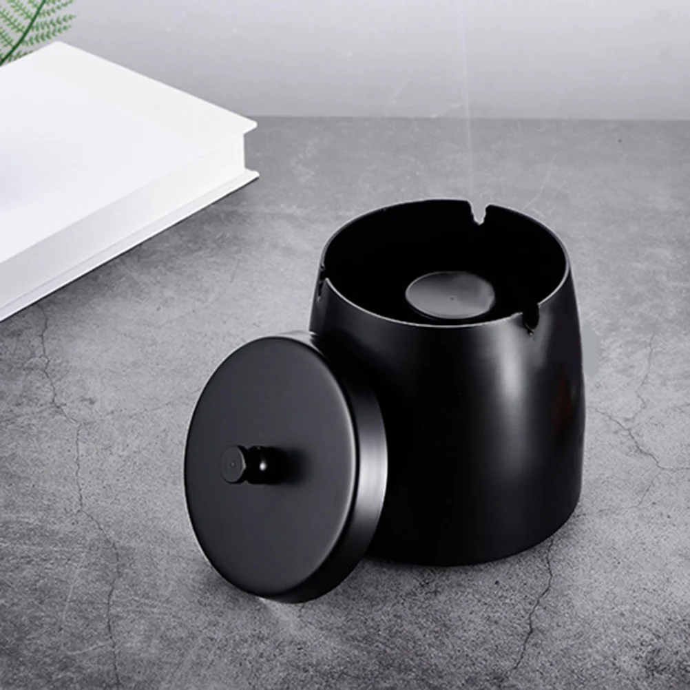 

1pc Stainless Steel Creative Metal Ashtray For Home Office Bar Restaurant Smoke Column Cigar Ashtray Ornament Men Women Size S
