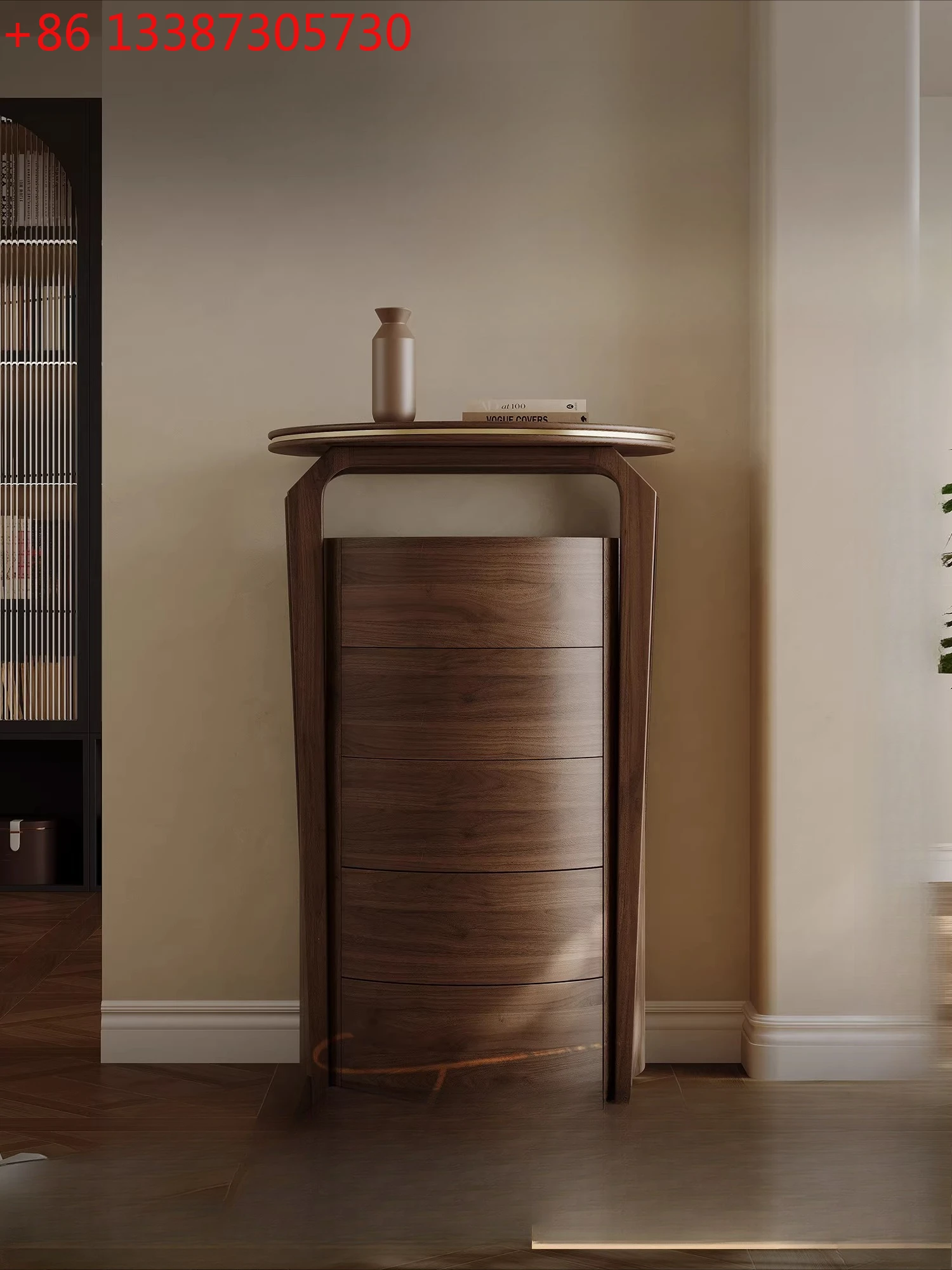 

Комод в средневековом стиле из массива дерева с микрохрустальным камнем, большой вместимости, креативный, для хранения вещей, для гостиной