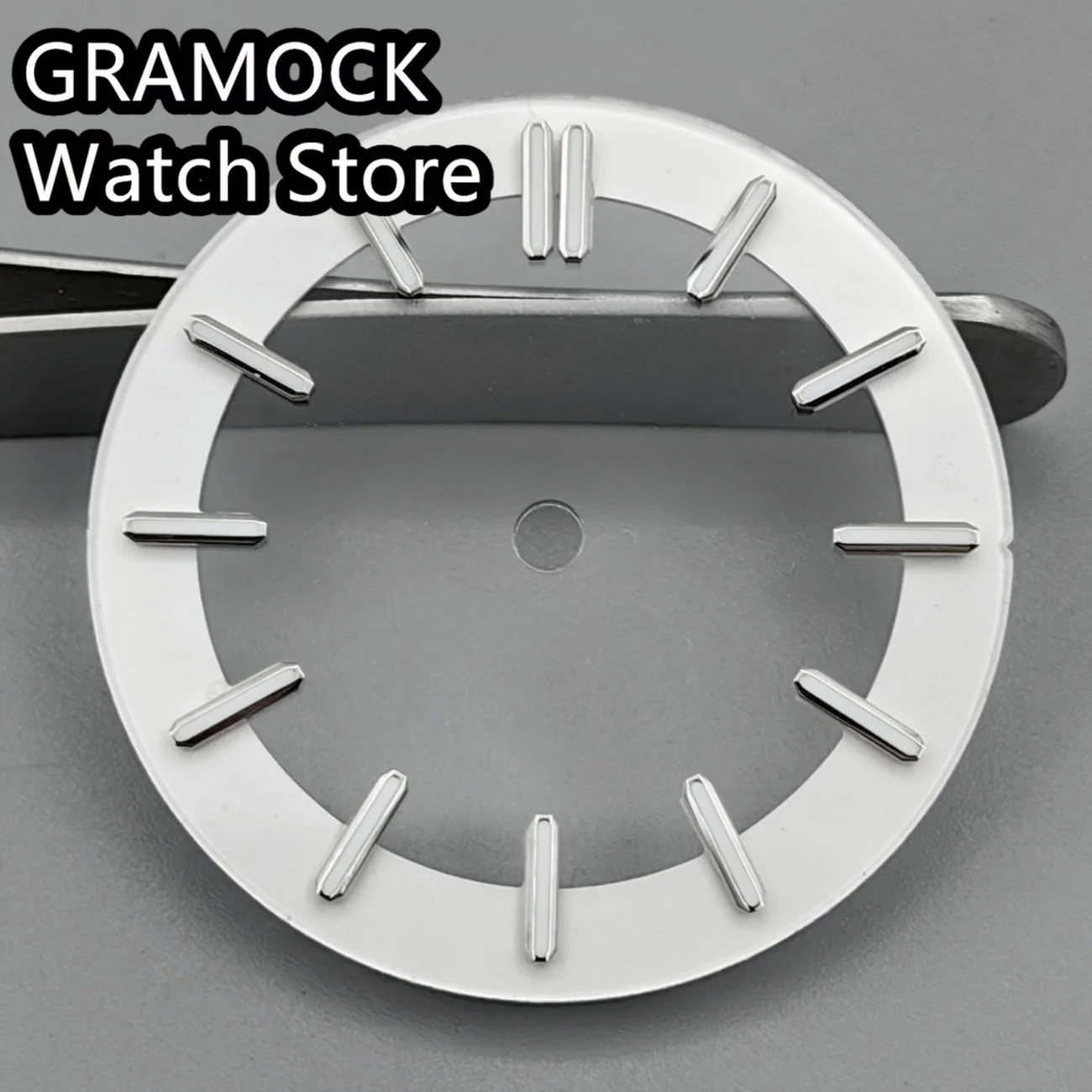 29mm Black White Blue Green Pink Transparent Watch Dial Face Skeleton Dial For NH35 NH36 NH38 NH70 NH72 NH71Movement Watch Parts view 3