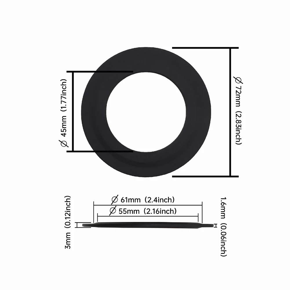 Toilet Flush Valve Rubber Seal For Siamp For Optima 49 And 50 For 34490507 Drain Valve Sealing  For Ring Home Improvement